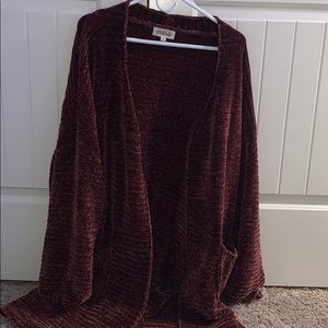 Purple sweater/cardigan